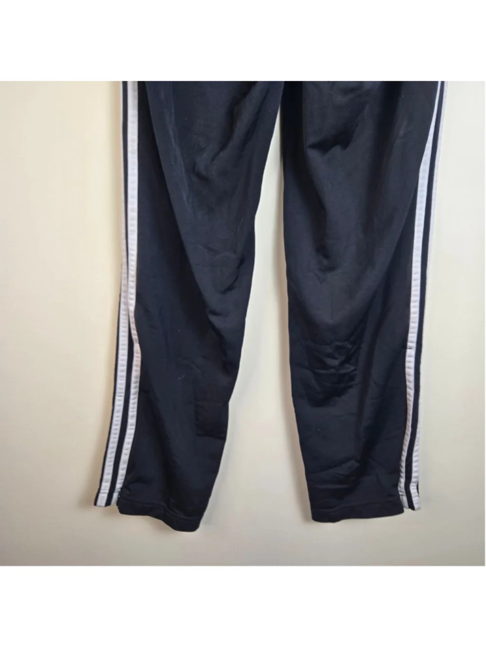 Men's Adidas Black & White Track Pants S